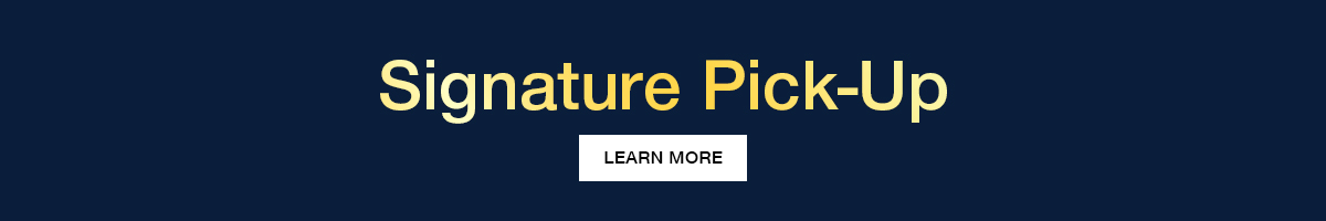signature pickup homepage mobile