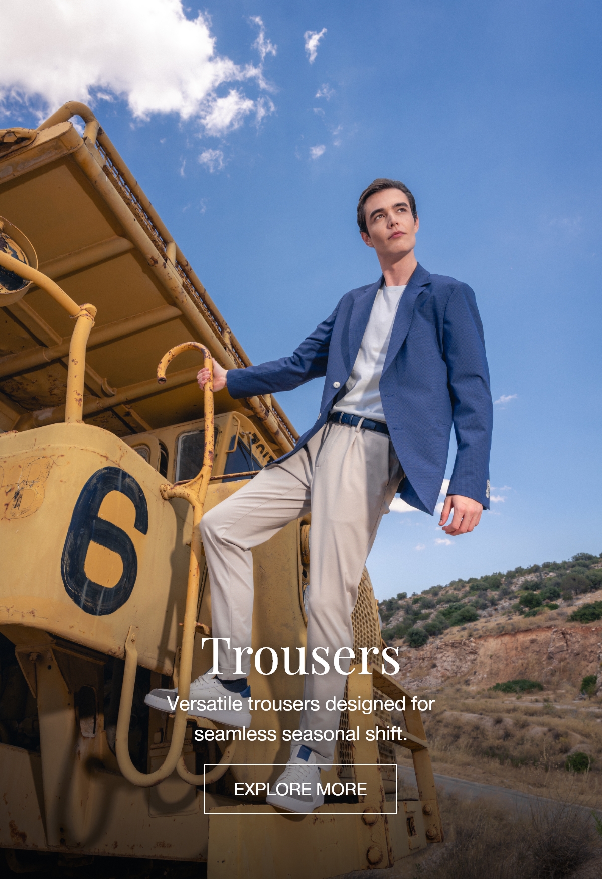 Trousers banner