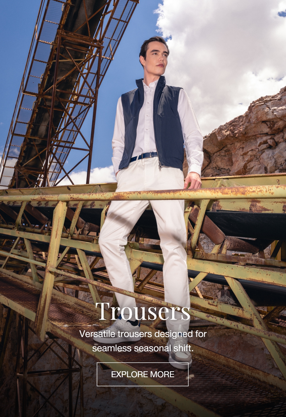 Trousers banner